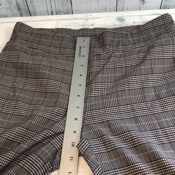 Jules & Leopold Checkered Cuffed High Waisted Ankle Pull On Pants Large - Picture 7 of 8